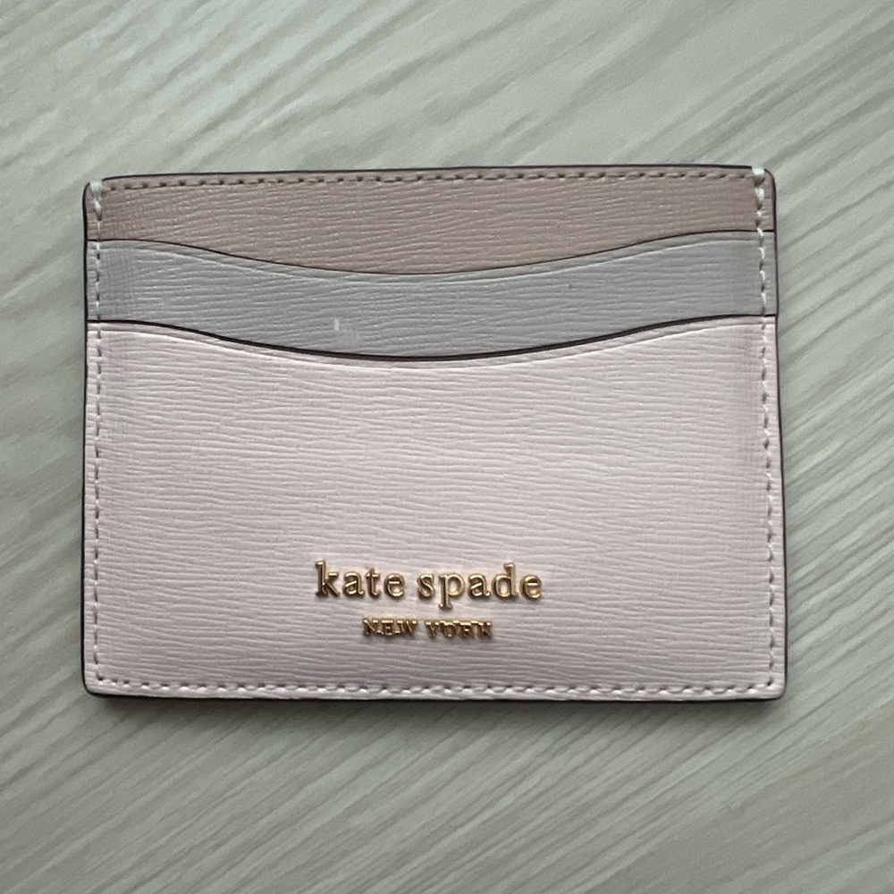 Kate Spade Neutral Card Holder